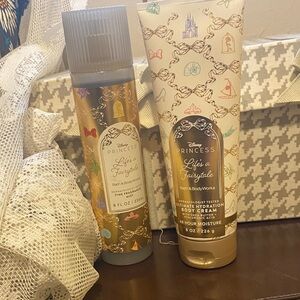 Disney bath and body works Princess Life's a Fairytale Moisturizer & Body mist